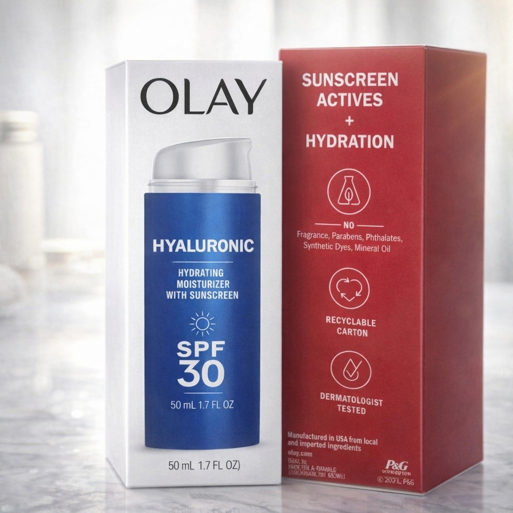 OLAY Hyaluronic Hydrating Moisturizer SPF 30 - Brand NEW.